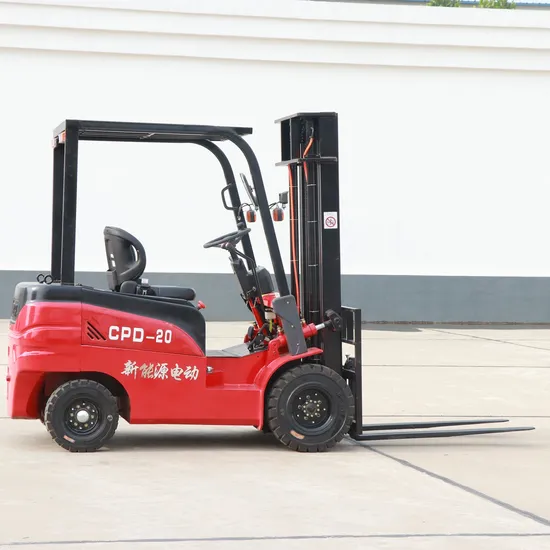 Lead Acid Battery/ Lithium Battery 2ton 2.5ton Electric Forklift with Cascade Bales Clamp