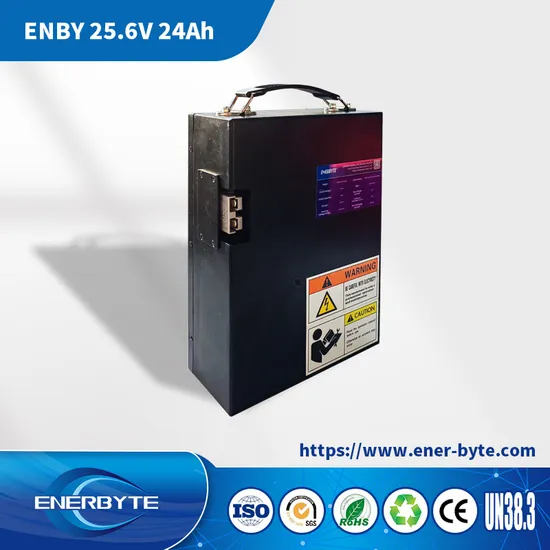 Enerbyte 25.6V 24ah Electric LiFePO4 Lithium Ion Battery for Electric Pallet Truck with ISO 