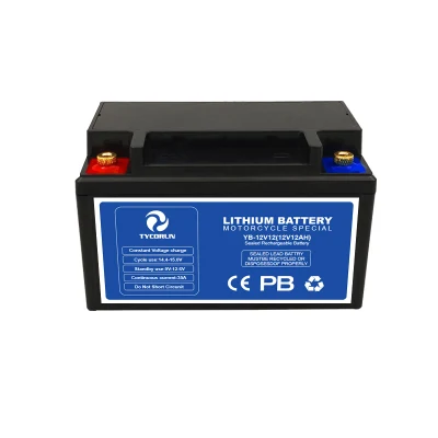 Tycorun 12.8V LiFePO4 Rechargeable Lithium Batteries 12V Starter Motorcycle Lithium Battery