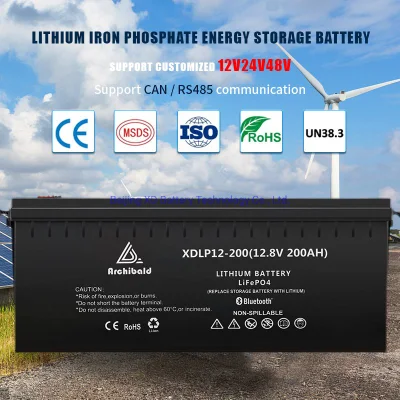 China Factory Price Lithium Battery 12.8V 200ah LiFePO4 Battery 12V Lithium Iron Phosphate Battery for Electric Bike, Lights, Solar, Backup Power