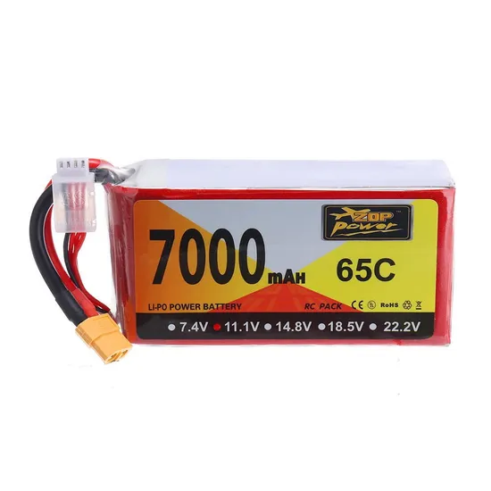 Lithium Lipo Power Ebike Rechargeable LiFePO4 75c 22.2V 5500mAh RC Battery 